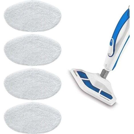 Ersatz-Wischmoppbezüge für das Polti 4-teilige Set, Mikrofaser-Dampfmopp, waschbare Ersatzmopps (1/4)