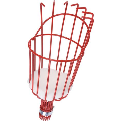 Panier Récolteur De Fruits Rouge Fer Plastifié pour Récolte (1/5)