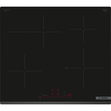 Bosch PIF63KHC1E, Serie 6, Induktionskochfeld, 60 cm, Schwarz, Rahmenlos aufliegend (1/5)