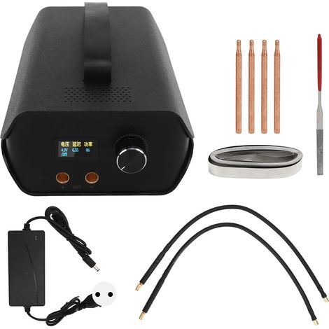 Poste à souder par points portable à condensateur Farad pour batteries, machine de soudage AC 100-240V prise UE, pour feuille de nickel 0,3mm, outil de soudure électrique (1/5)
