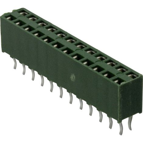 TE Connectivity Buchsenleiste (Standard) AMPMODU HV-100 Polzahl Gesamt 14 Rastermaß: 2.54 mm 215309-