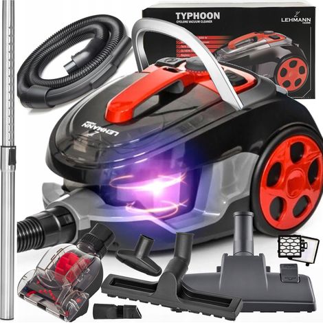 Aspirapolvere senza sacco Lehmann Typhoon 4000W ciclonico HEPA con turbospazzola (1/5)