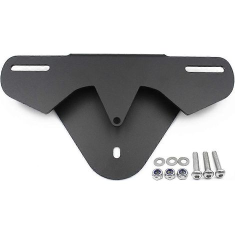 Support de plaque d'immatriculation pour moto, cadre arrière, aluminium, fixe, compatible avec BMW G310R G310GS-JBMEDIA (1/4)