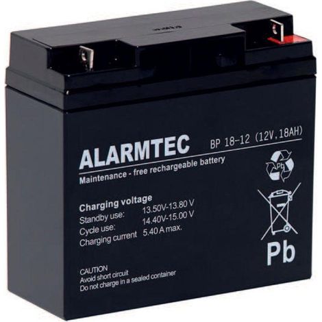Batterie Alarmtec BP 12V 18Ah AGM sécurité