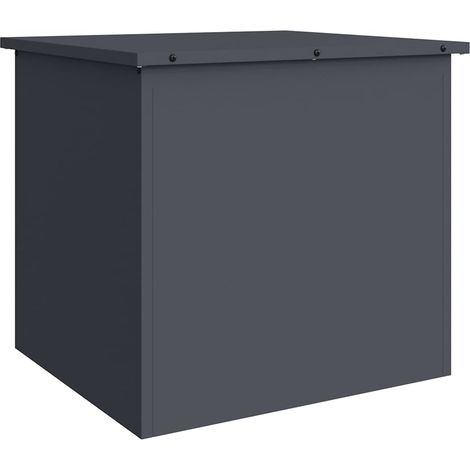 Boîte de Rangement Extérieure Anthracite 55 x 50,5 x 50 cm