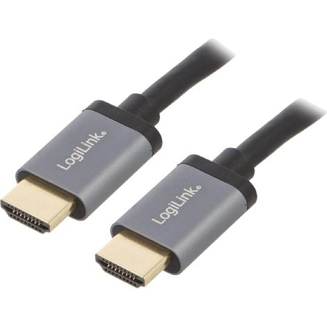 Cable HDCP HDMI 2.0 male des deux cotes 2m - Noir