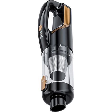 Aspirateur à main 4-en-1, puissance 27000PA, aspirateur pour voiture avec câble allume-cigare 5 m, 2 vitesses, utilisation voiture et maison, Noir (1/5)