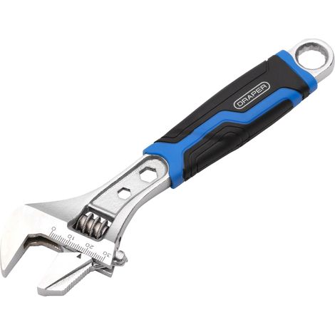 Draper 03668 Reversible Adjustable Wrench, 208mm