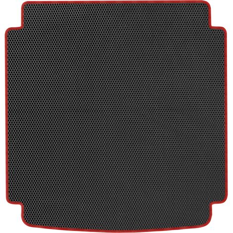 Alfombrilla de maletero de EVA para Audi A4 B8 Kombi (2008-2015), revestimiento tipo panal - NEGRO (1/5)