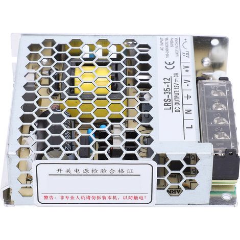 BERM Schaltnetzteil mit LED-Anzeige, Leistung 35 W, 85 V, 264 V AC, LRS-35-12, Treiberzubehör (1/5)