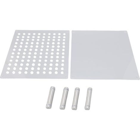 120-Slot Acrylic Pen Holder, Transparent Brush Organizer Stand with 12mm Holes for Pens, Pencils, Makeup Brushes (1/5)