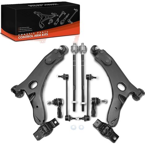 Braccio di controllo, materiale in acciaio, adatto per veicoli FORD, installazione sull'asse anteriore, codice OEM 98AX3270BA, dimensioni di montaggio (1/5)