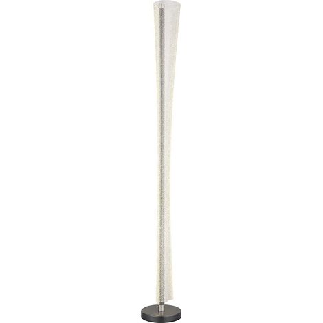 Stehlampe Standleuchte Bürolampe anthrazit matt Acryl Luftblasen LED H 155 cm