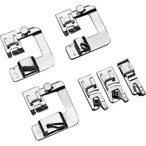 Nähmaschinenfuß 3/4/6 mm, 6er-Set Nähzubehör