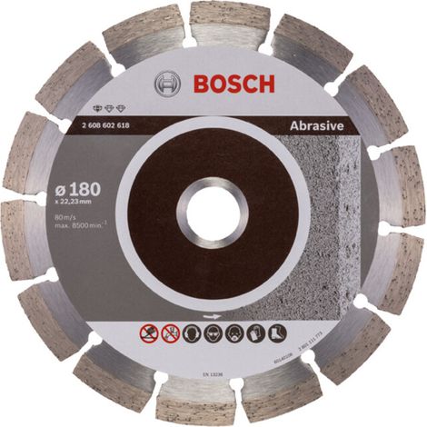 Disque de coupe diamant standard pour abrasifs, 180 x 22,23 x 2 x 10 mm (1/5)