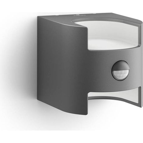 Aplique LED con Sensor Movimiento 2x4.5W Grass Antracita (1/5)