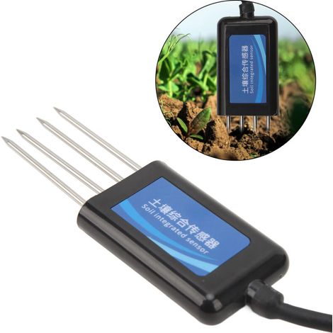 Testeur humidité plante Détecteur D'azote IP68 étanche Sonde de Capteur de PH NPK de Sol pour Testeur D'azote de Sol Agricole DC 9-30V (1/5)