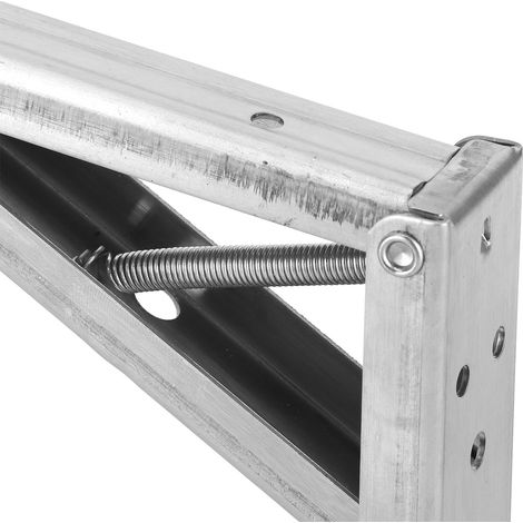 Klappbare Wandhalterung aus Edelstahl – 30 cm (1/4)