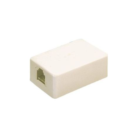 Roseta Telefono Superficie RJ11 6P4C Toma Lateral  39.040/6/4