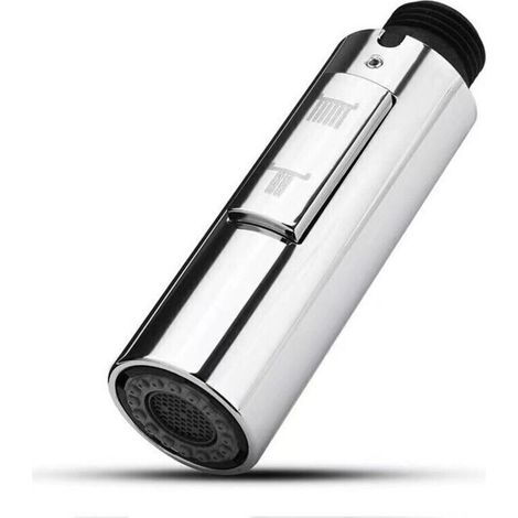 Embout Robinet Cuisine de Rechange DouchetteTête de Robinet Amovible Universelle G1/2 Acier Inoxydable SUS304(galvanoplastie)- (1/5)