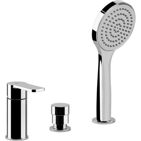 Gessi Emporio Corso Venezia, mitigeur de baignoire trois trous,