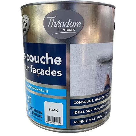 Sous-couche fixateur façade Théodore Blanc 2,5 L