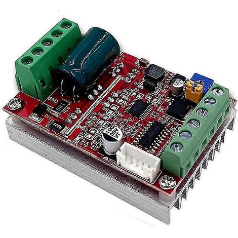 Contrôleur de moteur CC triphasé sans balais BLDC 6-60 V, carte de contrôle PWM 400 W avec capteur à effet Hall (haute qualité) WHBYV (1/4)