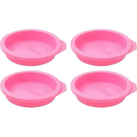 Lot de 4 moules à œufs en silicone pour friteuse à air chaud, pour couvercles de muffins, toasts, accessoires antiadhésifs pour friteuse à air chaud (1/5)