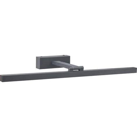 Lámpara LED para cuadros y espejos moderna metal horizontal con recubrimiento en polvo negro Arros