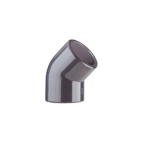 Plasson - Coude PVC 45° Ø110mm - 5450110 (1/2)