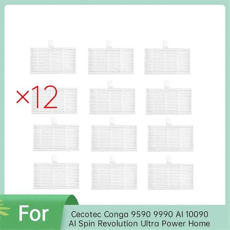 12 filtre de 9590 9990 AI 10090 Revolution Ultra Power Home Sweeper Accessoires (1/5)