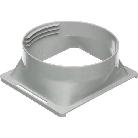 Adaptateur De Sortie Climatiseur Portatif - Carré À Ronde - 5 8 Pouces - Pour Tuyau D'échappement Jusqu'à 6 Pouces - 1 Pièce (1/5)