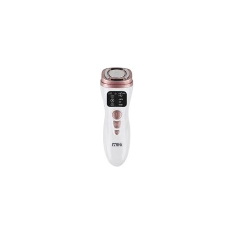 Minidispositivo HIFU para masaje facial mediante ultrasonido, EMS y radiofrecuencia, para rejuvenecimiento y reafirmación de la piel, y cuidado facial. Producto de belleza. - Crezuo (1/4)