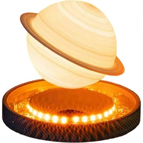 Magnetische, schwebende Mondlampe, drehbare Tischlampe mit schwebender Glühbirne, Dekoration für Zuhause oder Büro, Geschenkidee, US-Stecker (1/5)