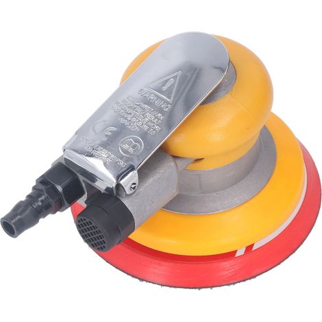 Ponceuse orbitale pneumatique à main pour carrosserie bois composite métal, 1/4 pouce, 10000 tr/min, 90 PSIG, alliage zinc (1/5)