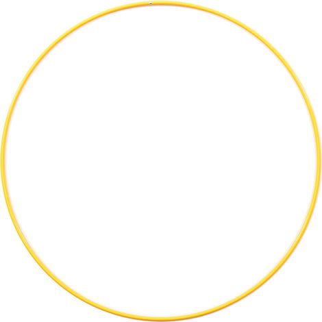 Vaessen Creative Anello Metallico per Lavori d’Artigianato, Giallo, Ø 25 cm x 3 mm, per Acchiappasogni, Anello Ghirlanda per Wall Hanging, Uncinetto, Decorazioni bohémien, per Matrimoni e molto altro (1/3)