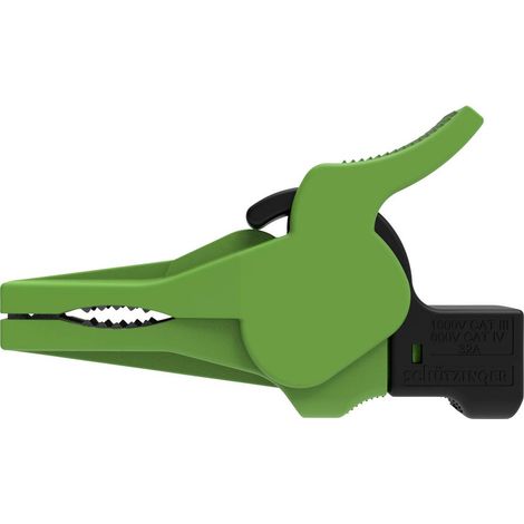 Schützinger SAK 9230 Ni / GN Morsetto a clip/coccodrillo isolato Presa Verde