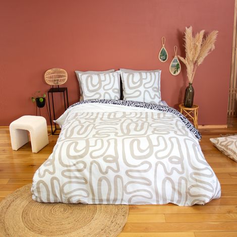 Parure de lit SIDNIE coton 260x240 cm (1/5)