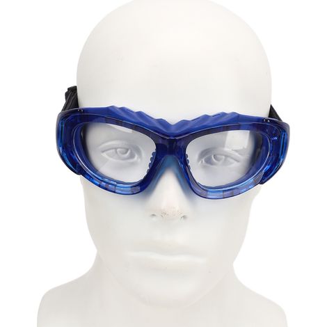 Schutzbrille für Sportarten wie Basketball, Fußball und Golf, Unisex, blau. (1/4)