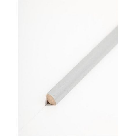 PROVISTON Viertelstableiste 21/12 Massivholz 12 x 12 x 2000 mm Grau Fußleiste Sockelleiste 10 Meter (1/5)