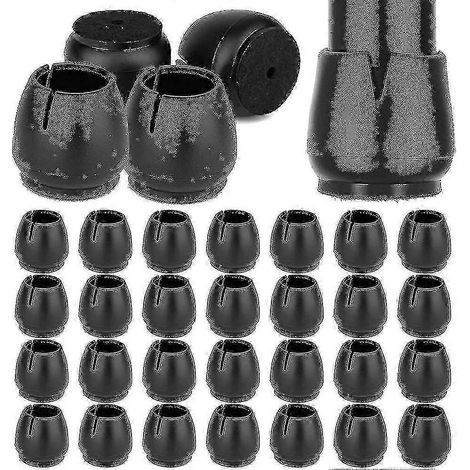 Embouts de pieds de chaise en silicone, 20 pièces, embouts de protection de 17 à 21 mm pour pieds de chaise en caoutchouc 2025 (1/3)