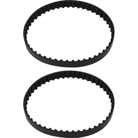 Ensemble de 2 courroies de distribution synchrones noires 94XL, courroie d'entraînement en caoutchouc 47 dents, 238,76 mm, compatible avec scie circulaire de table Proxxon (1/5)