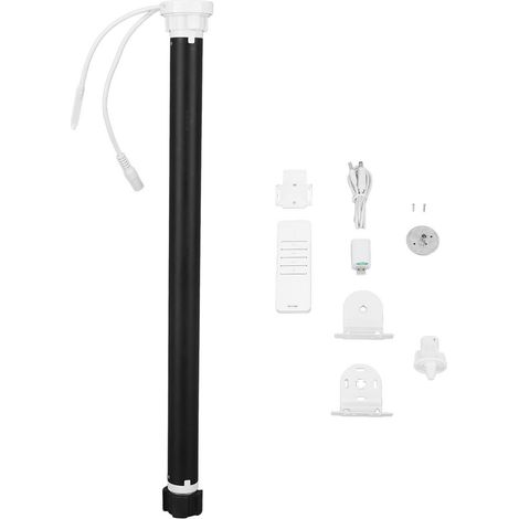 Store électrique pour store enrouleur, moteur tubulaire rechargeable intelligent, compatible tubes 38mm et 40mm, DC7.4V (1/5)