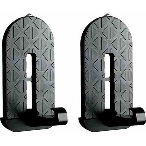 Car Assist Step, 2 schwarze faltbare Autotürstufen, Aluminiumlegierung, geeignet für SUV, Wohnmobil, Jeep-Autozubehör (1/5)