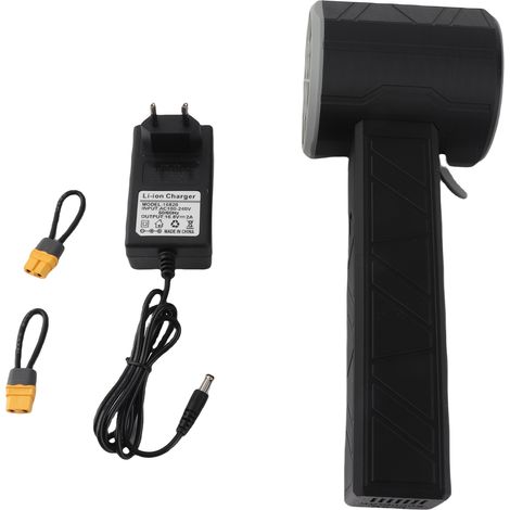 Souffleur d'air électrique sans fil Moteur brushless 1400g de force Pile 8000mAh Vitesse réglable Nettoyage poussière (1/3)