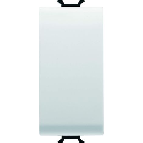GEWISS - GW10091DY GW10091DY Invertitore Unipolare 250V AC, 16AX, Neutro, 1 Modulo, Bianco, Serie Chorus