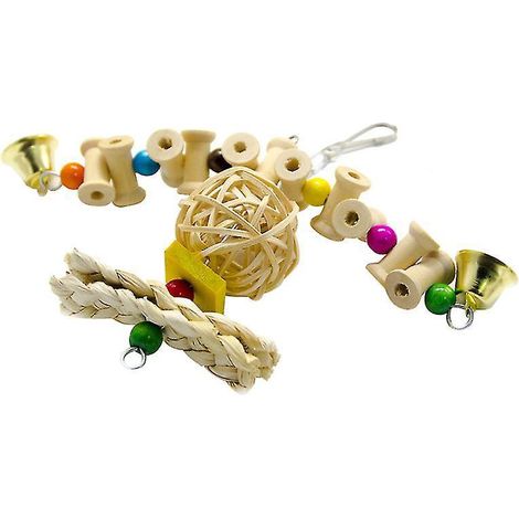 Balançoire perroquet en bois (1 pièce) (1/3)