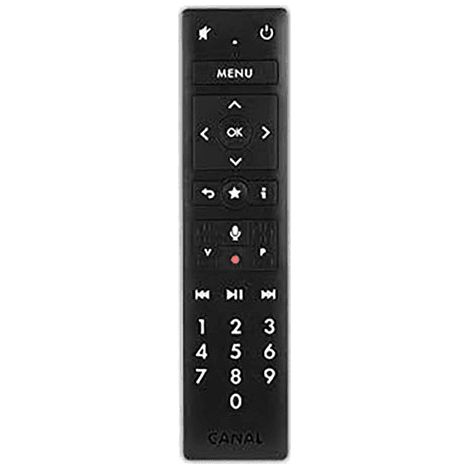Télécommande Bluetooth Canal+ Le Cube HD WiFi pour TV et audio – Compatible avec plusieurs marques – 5CNLTEL0089