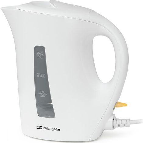Hervidor de Agua Orbegozo KT 4150/ 1200W/ Capacidad 1L