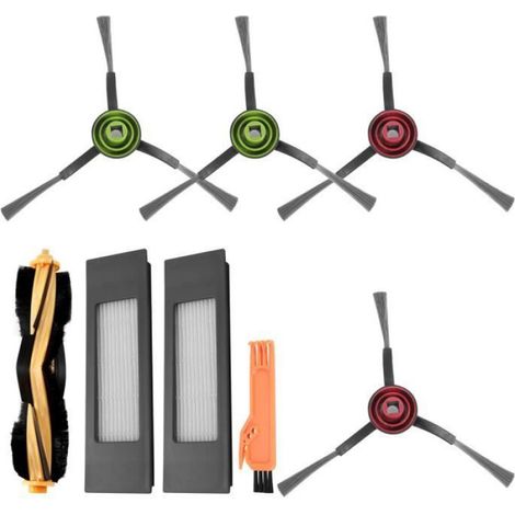 Brosse Principale Anti-enchevêtrement - Filtre HEPA - Pour Robot Aspirateur Intérieur - Kit De Rechange ×1 (1/4)